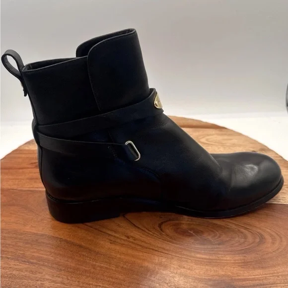 Michael Michael Kors Arley Black Leather Ankle Boots Women's Size 8.5 M - Picture 7 of 10